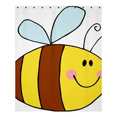 Animals Bee Wasp Smile Face Shower Curtain 60  X 72  (medium) 