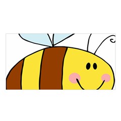 Animals Bee Wasp Smile Face Satin Shawl
