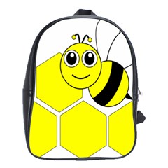 Bee Wasp Yellow School Bags(large) 