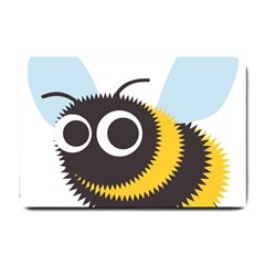 Bee Wasp Face Sinister Eye Fly Small Doormat  by Alisyart