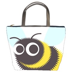 Bee Wasp Face Sinister Eye Fly Bucket Bags