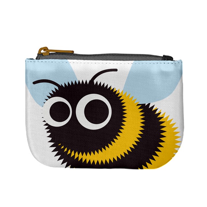 Bee Wasp Face Sinister Eye Fly Mini Coin Purses