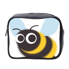 Bee Wasp Face Sinister Eye Fly Mini Toiletries Bag 2-side