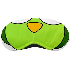 Bird Big Eyes Green Sleeping Masks