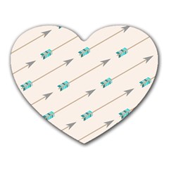 Arrow Quilt Heart Mousepads
