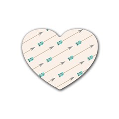 Arrow Quilt Heart Coaster (4 Pack) 