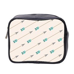 Arrow Quilt Mini Toiletries Bag 2-side by Alisyart