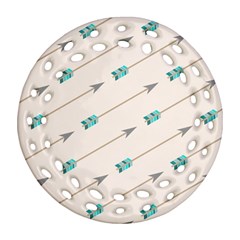 Arrow Quilt Ornament (round Filigree)