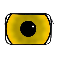 Big Eye Red Black Apple Macbook Pro 17  Zipper Case by Alisyart