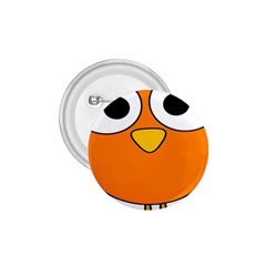 Bird Big Eyes Orange 1 75  Buttons by Alisyart