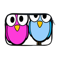 Bird Big Eyes Pink Blue Apple Macbook Pro 17  Zipper Case