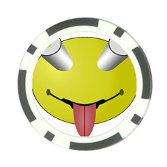 Bug Eye Tounge Poker Chip Card Guard