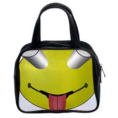 Bug Eye Tounge Classic Handbags (2 Sides) by Alisyart