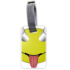 Bug Eye Tounge Luggage Tags (two Sides)