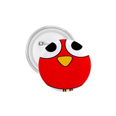 Bird Big Eyes Red 1 75  Buttons by Alisyart