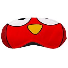 Bird Big Eyes Red Sleeping Masks by Alisyart