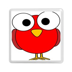 Bird Big Eyes Red Memory Card Reader (square) 