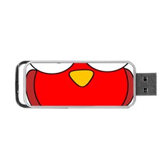 Bird Big Eyes Red Portable Usb Flash (two Sides)