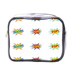 Boom Pow Pop Sign Mini Toiletries Bags