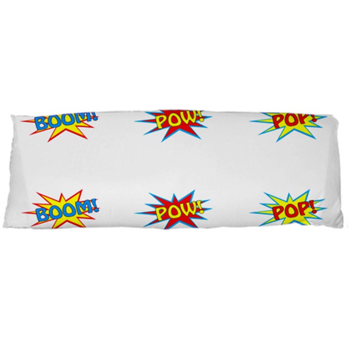 Boom Pow Pop Sign Body Pillow Case (Dakimakura)