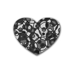 Pattern Heart Coaster (4 Pack)  by Valentinaart