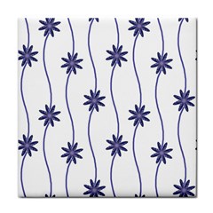Geometric Flower Seamless Repeating Pattern With Curvy Lines Face Towel by Simbadda