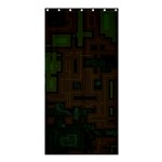 Circuit Board A Completely Seamless Background Design Shower Curtain 36  x 72  (Stall)  Curtain(36 X72 ) - 33.26 x66.24  Curtain(36 X72 )