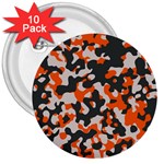 Camouflage Texture Patterns 3  Buttons (10 pack)  Front