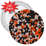 Camouflage Texture Patterns 3  Buttons (100 pack)  Front