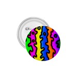 Digitally Created Abstract Squiggle Stripes 1.75  Buttons Front