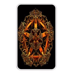 3d Fractal Jewel Gold Images Memory Card Reader by Simbadda