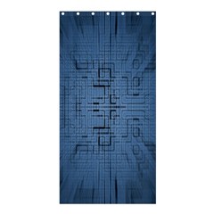 Zoom Digital Background Shower Curtain 36  X 72  (stall)  by Simbadda