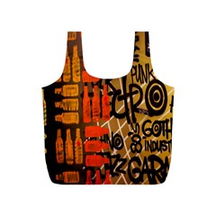 Graffiti Bottle Art Full Print Recycle Bags (s)  by Simbadda