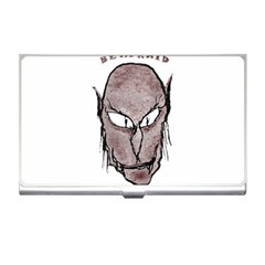 Scary Vampire Drawing Business Card Holders by dflcprints