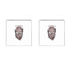 Scary Vampire Drawing Cufflinks (square) by dflcprints
