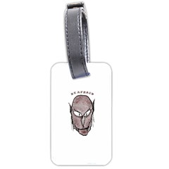 Scary Vampire Drawing Luggage Tags (one Side)  by dflcprints