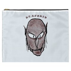Scary Vampire Drawing Cosmetic Bag (xxxl)  by dflcprints