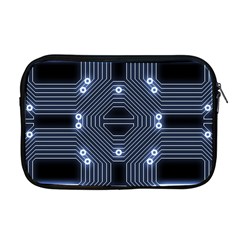 A Completely Seamless Tile Able Techy Circuit Background Apple Macbook Pro 17  Zipper Case by Simbadda