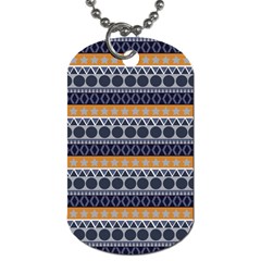 Seamless Abstract Elegant Background Pattern Dog Tag (one Side)