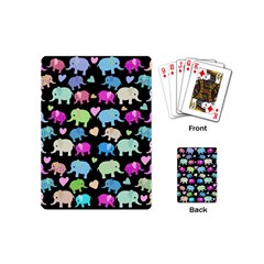 Cute Elephants  Playing Cards (mini) 
