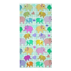 Cute Elephants  Shower Curtain 36  X 72  (stall) 