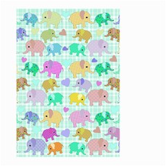 Cute elephants  Small Garden Flag (Two Sides)