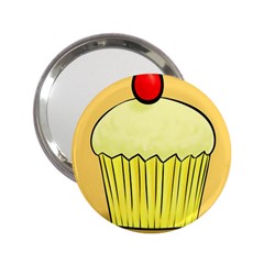 Cake Bread Pie Cerry 2 25  Handbag Mirrors by Alisyart