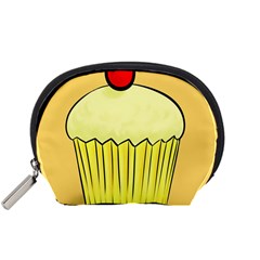 Cake Bread Pie Cerry Accessory Pouches (small)  by Alisyart
