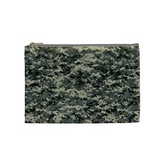 Us Army Digital Camouflage Pattern Cosmetic Bag (medium)  by Simbadda