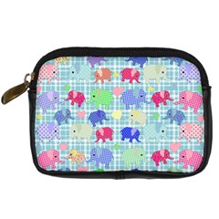 Cute Elephants  Digital Camera Cases by Valentinaart