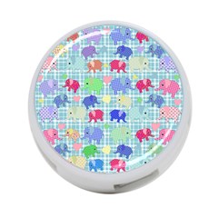 Cute Elephants  4-port Usb Hub (two Sides)  by Valentinaart