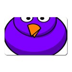 Cartoon Bird Purple Magnet (Rectangular) Front
