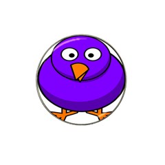 Cartoon Bird Purple Hat Clip Ball Marker (4 Pack)