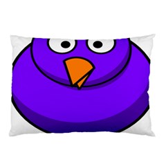 Cartoon Bird Purple Pillow Case